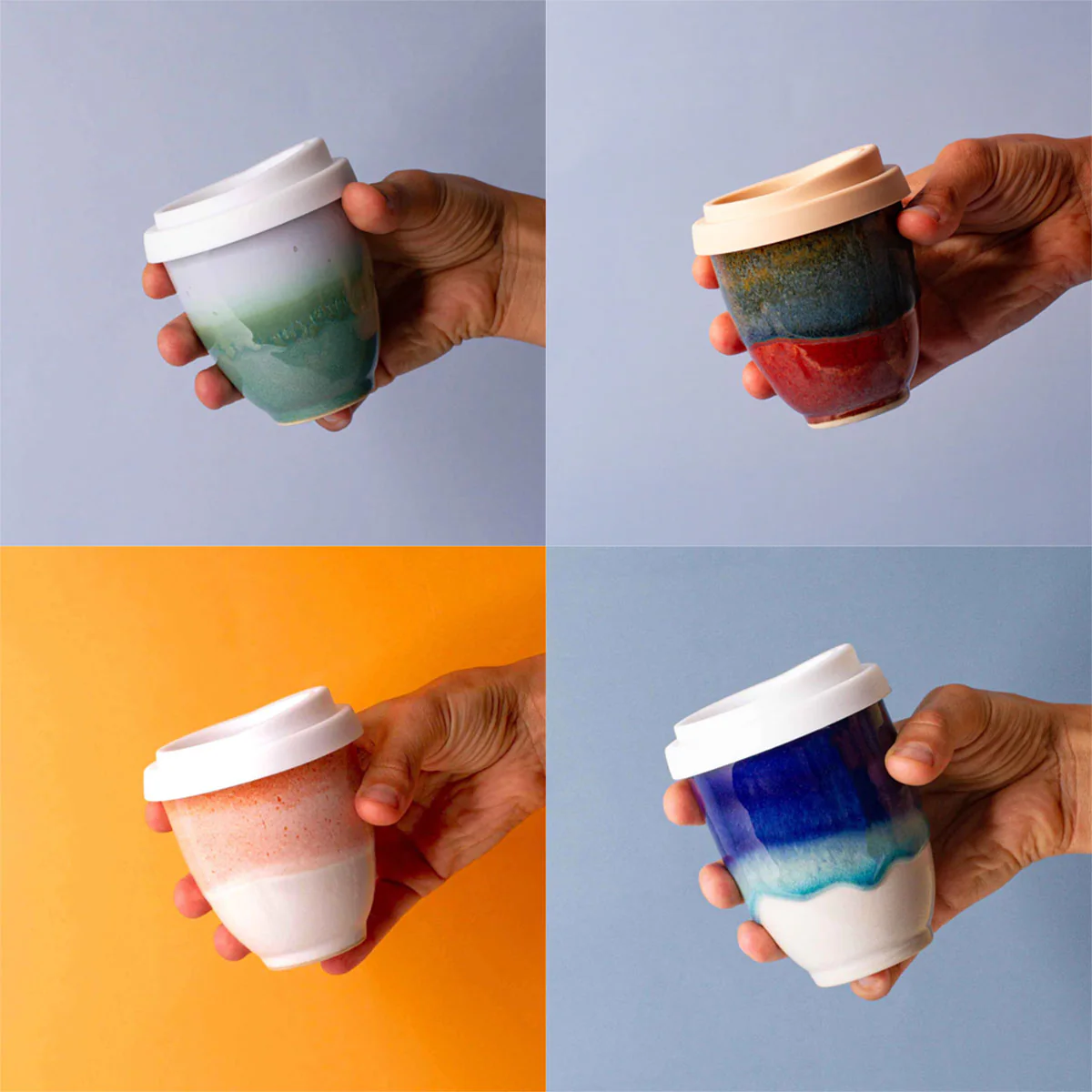 Travel Cup Small 240ml Assorted - Pottery for the Planet