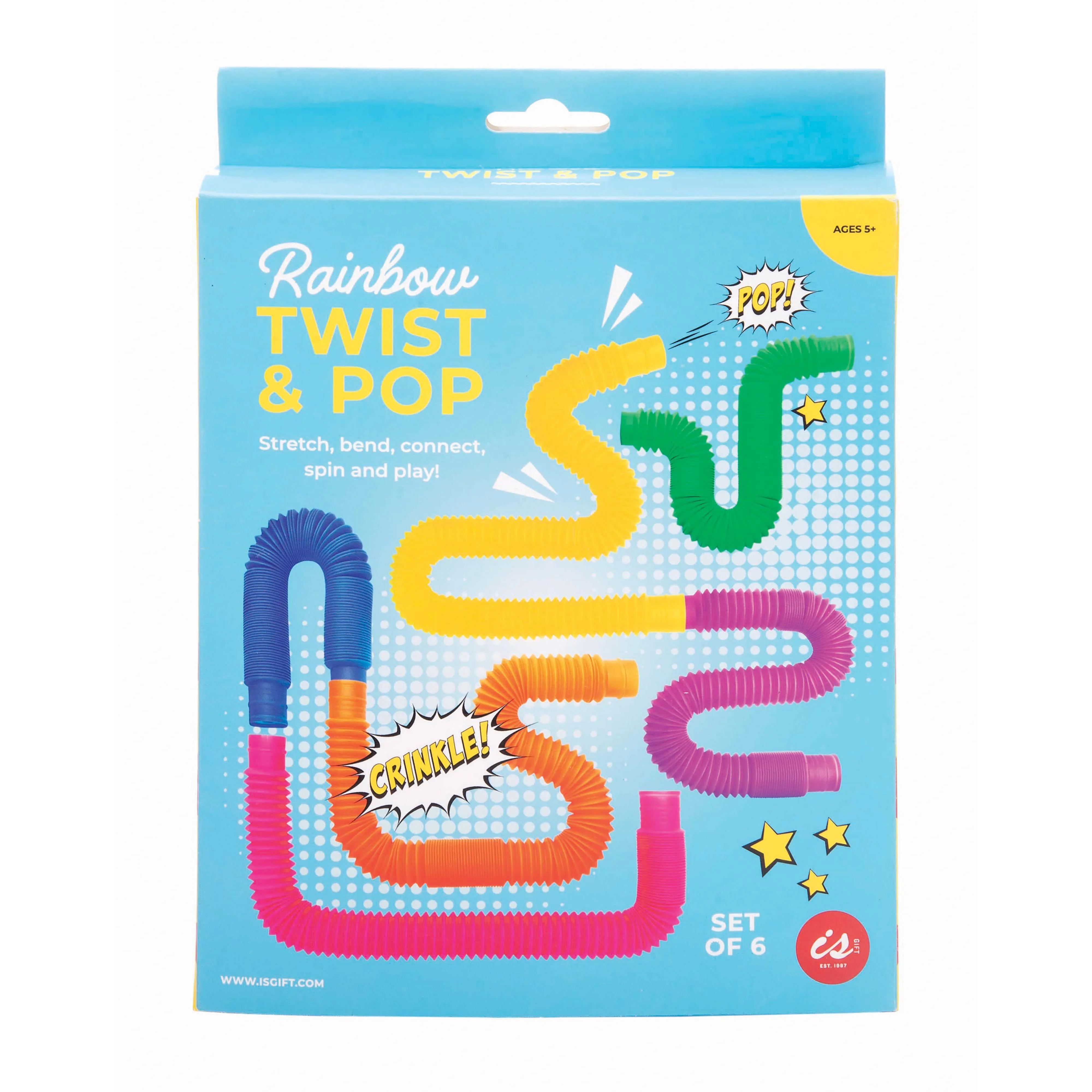 Twist & Pop Tubes Rainbow Set/6 - Isalbialbi