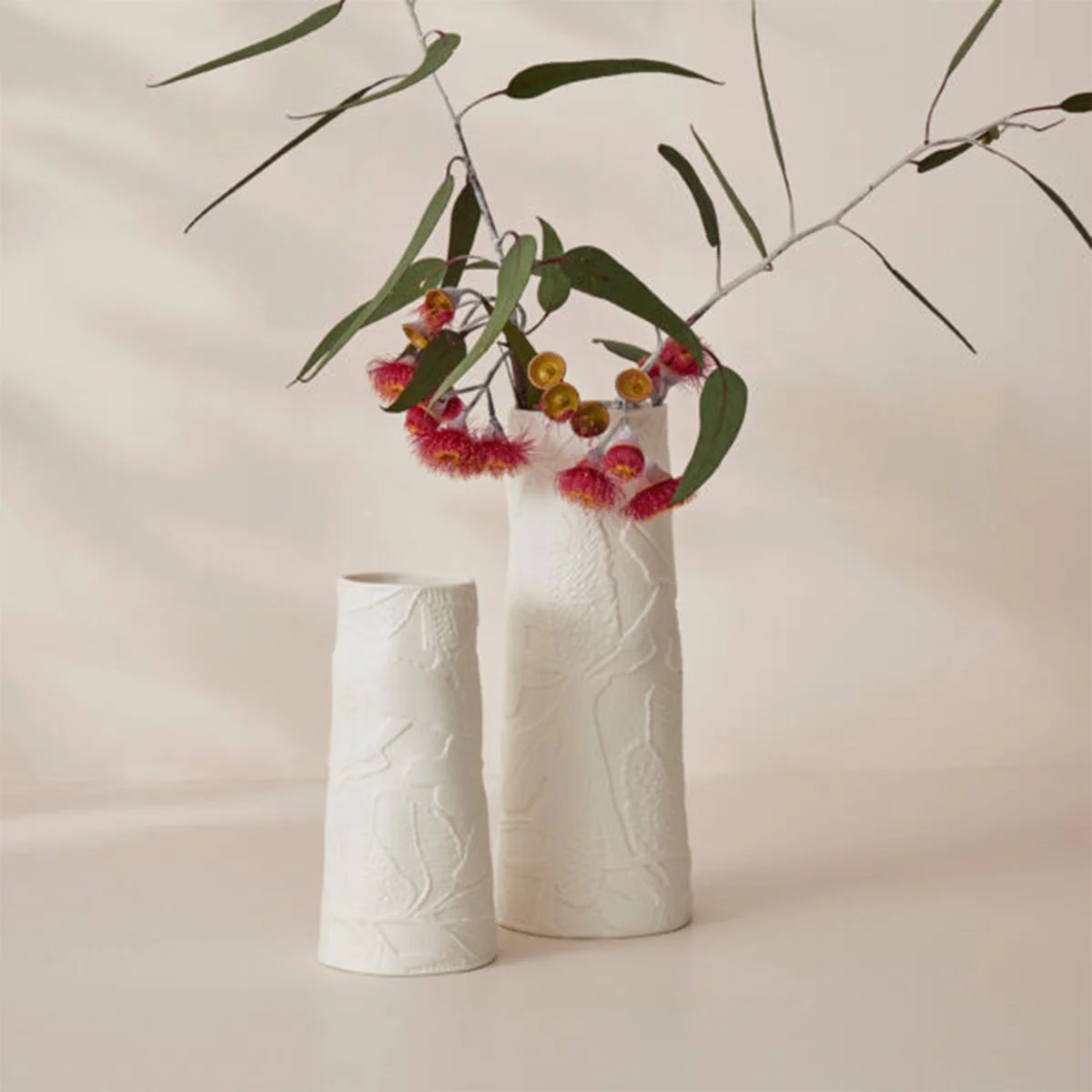 Vase Large Tall Banksia Beige - Pilbeam - Image 2